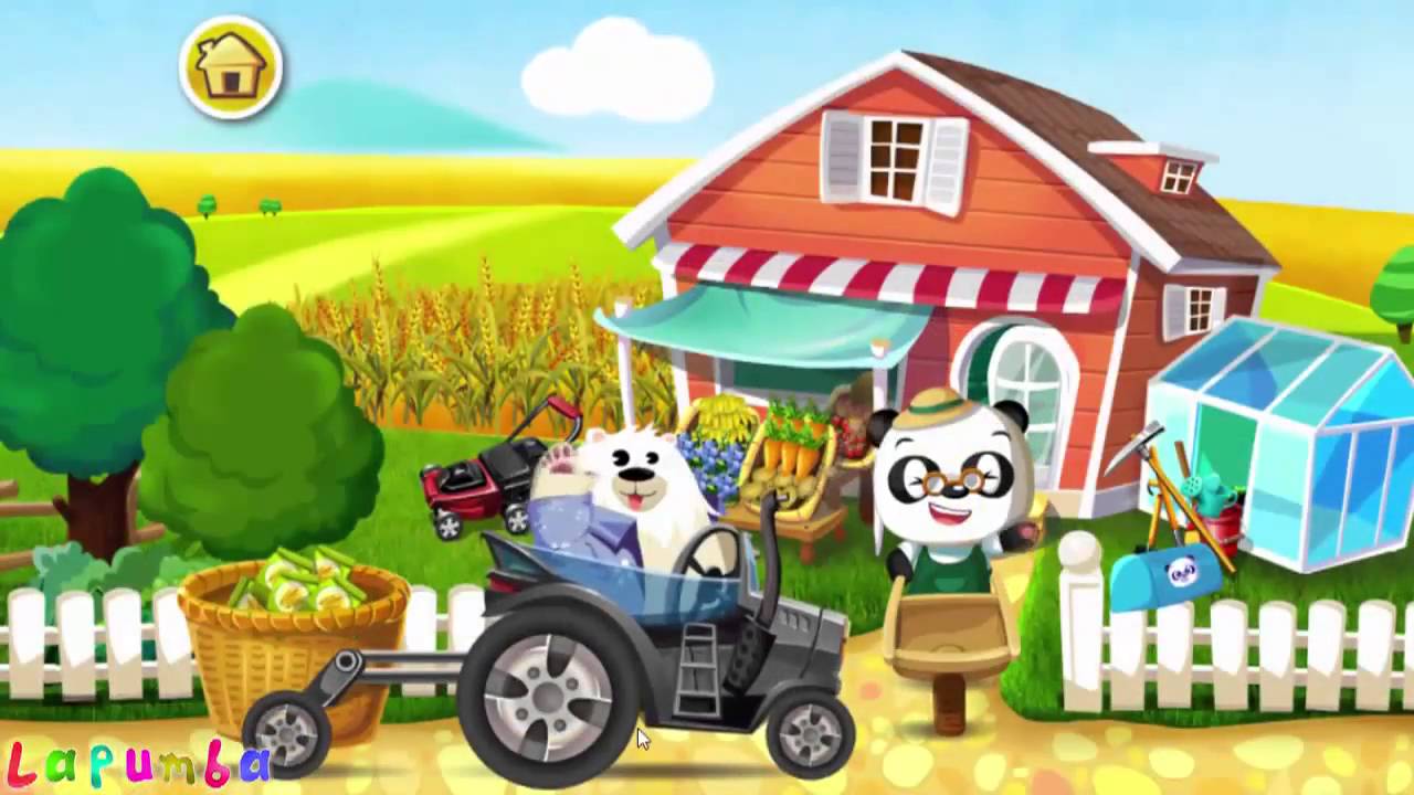 Огород Доктора Панды Dr Panda Veggie garden озвучено Лапумба для детей мультфильм