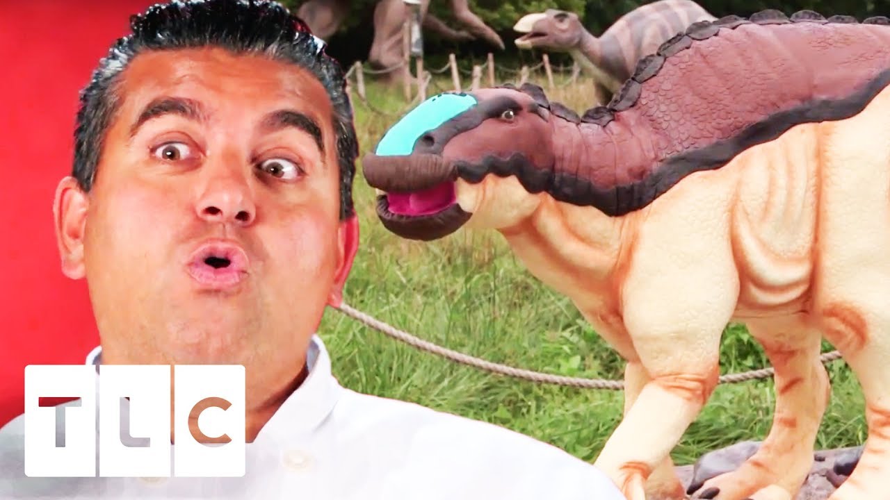 Enormous Realistic Dinosaur Celebration Cake! | Cake Boss