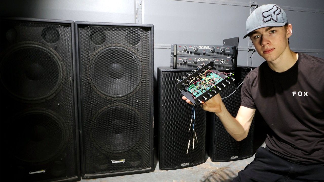 Building a Low Pass Filter For Giant Subwoofers