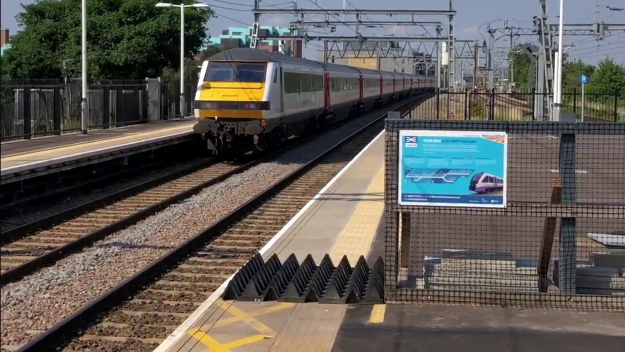Greater Anglia ft TFL Rail, Freightliner and London Overground Trains at Romford on July 14th 2018