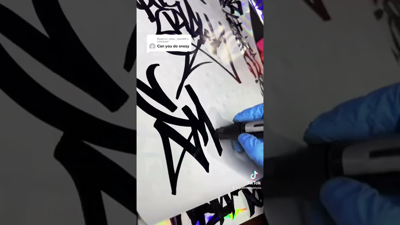 How to write a tag in graffiti handstyle ✍🏻