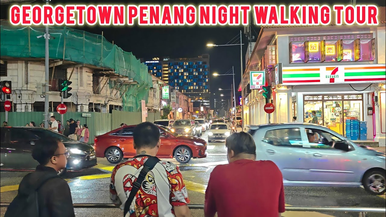 [4K-HDR]PENANG GEORGE TOWN UNESCO HERITAGE SITES WALKING TOUR OF MALLS| MALAYSIA TRAVEL&TOURISM 🇲🇾🧳