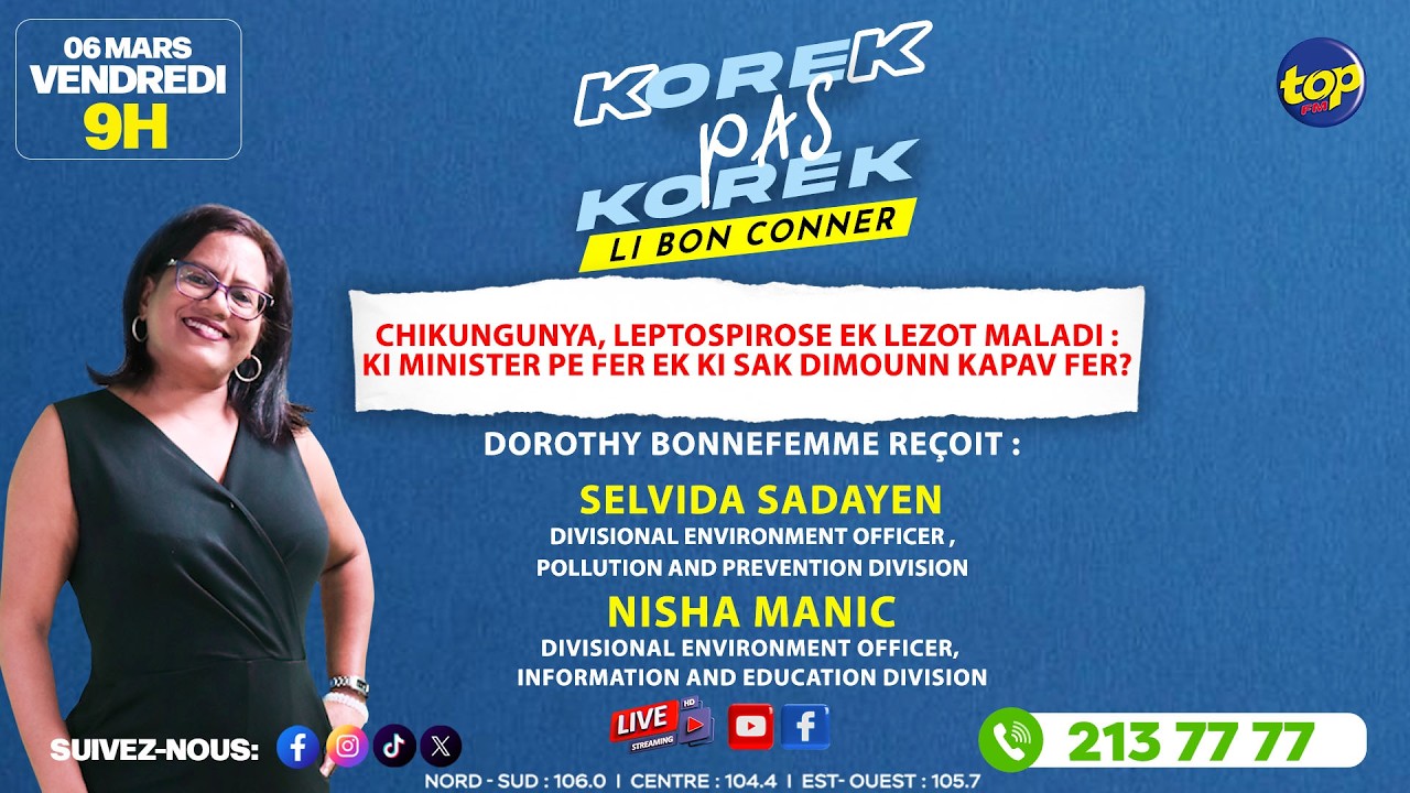 KOREK PAS KOREK [LI BON CONNER]: Dorothy Bonnefemme reçoit Selvida Sadayen et Nisha Manic