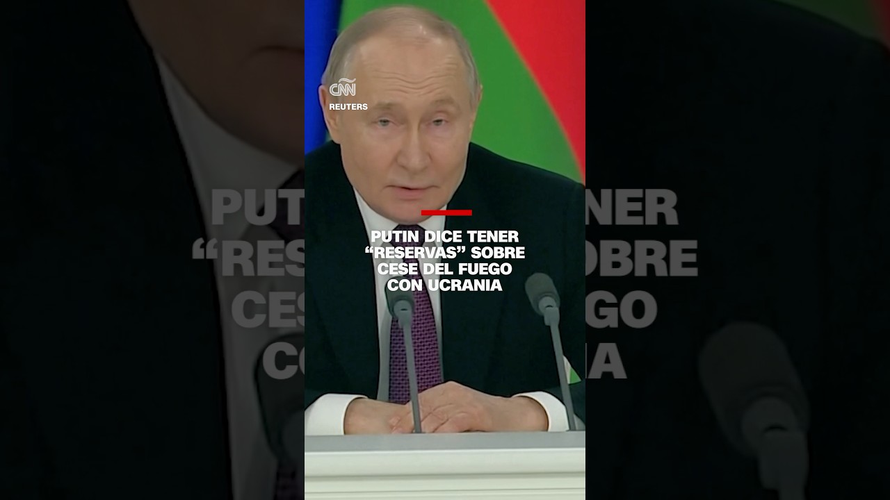 Putin dice tener “reservas” sobre cese del fuego con Ucrania