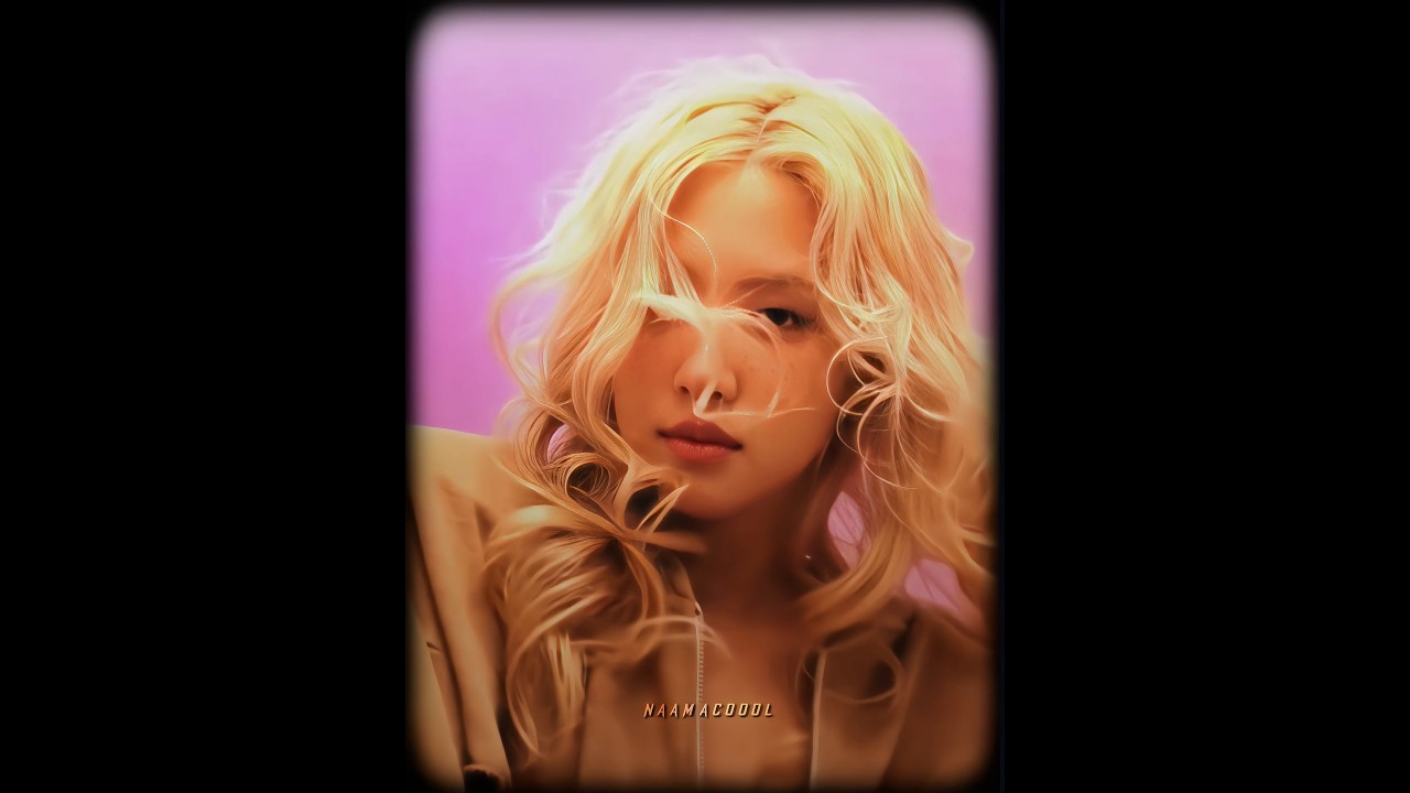 Ros&eacute; In Curly Hairs | Roseanne Park | Rose | Blackpink | Blink | Park Chaeyoung | Kpop | Hot Status