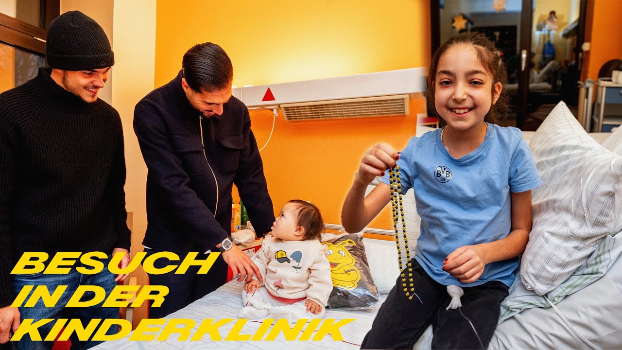 Schlotterbeck: “I hope we were able to give them strength” | With BVB at the children's hospital