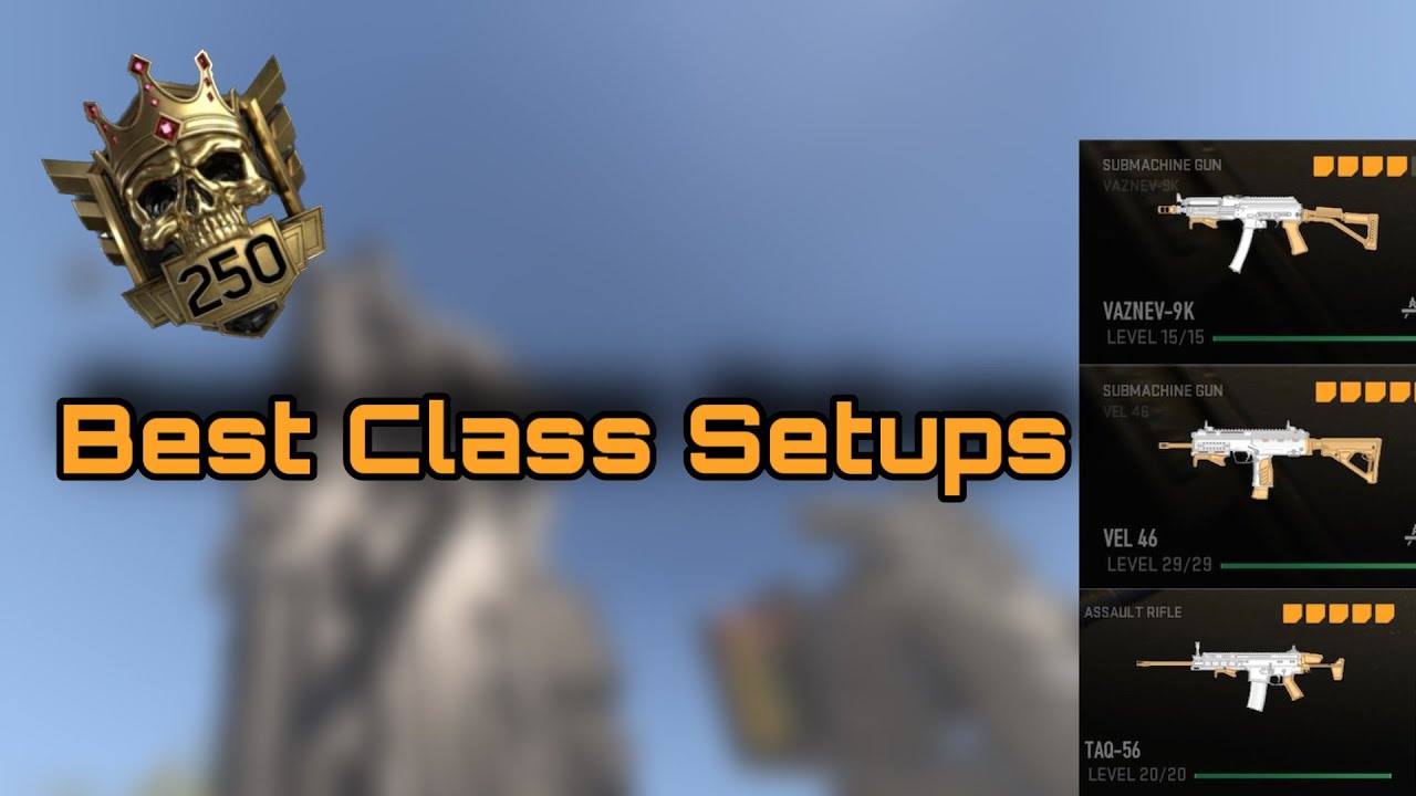 Top 10 Best Class Setups for Mw2 Ranked Play & Best Settings