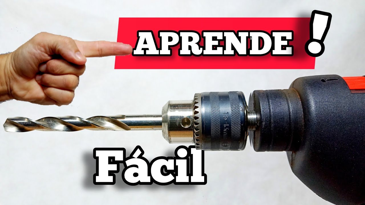 cómo lo USO ? TALADRO ELÉCTRICO (CAPACITACIÓN) MEJOR EXPLICACIÓN.