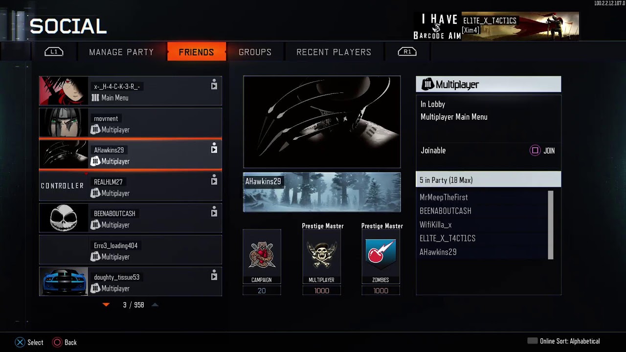 (PS5) Black Ops 3: year 10 Keyboarder Xim matrix skypad 4.0