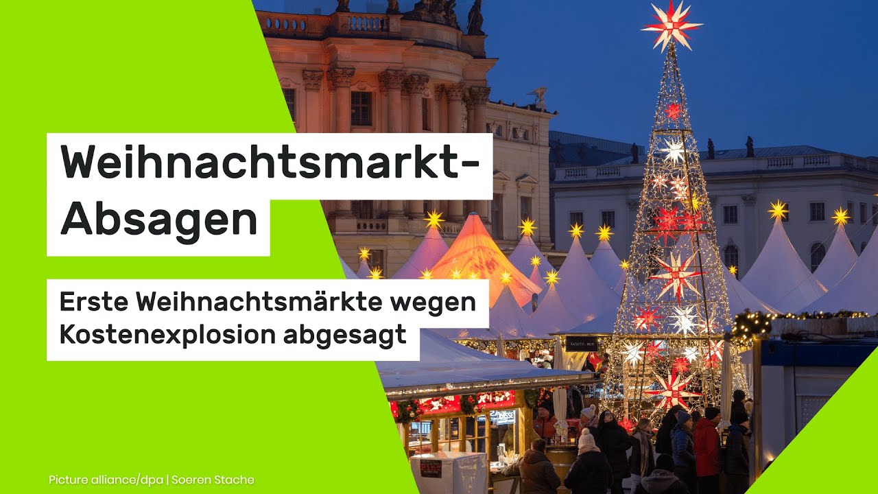Weihnachtsmarkt-Absagen 2025: Erste Weihnachtsm&auml;rkte wegen Kostenexplosion abgesagt