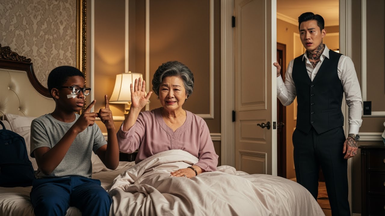 No one understood the Korean mafia boss’s mute grandmother—until a 12-year-old Black boy stepped in.