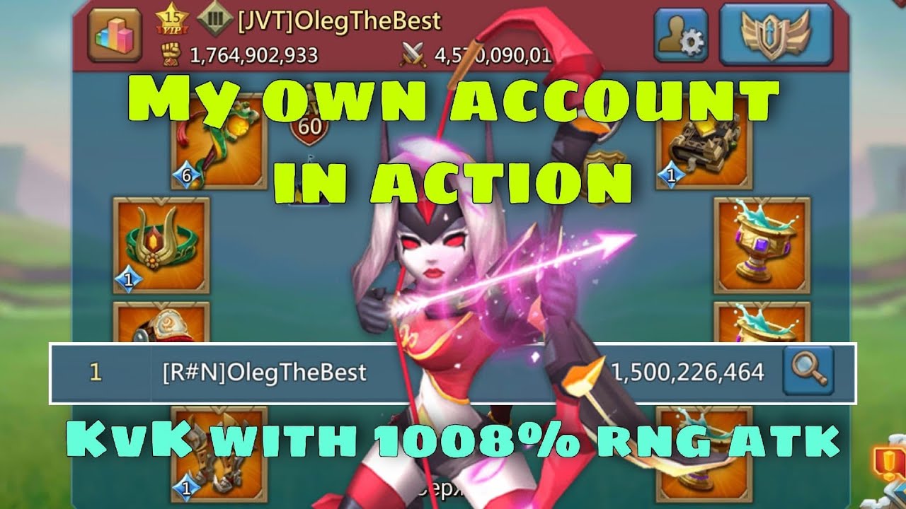 Lords Mobile - My best KVK. 1,5b solo scores! Highlights. HOW I GOT SO MUCH?