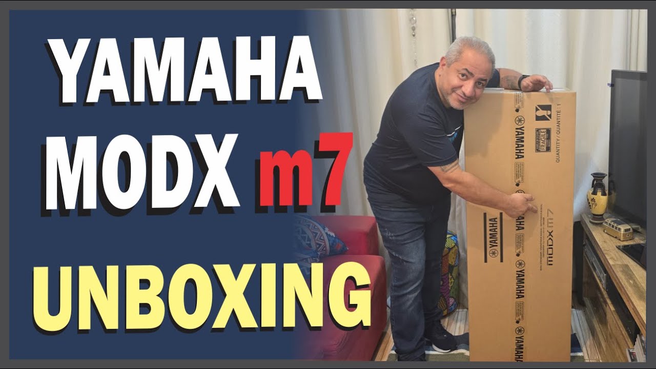 Unboxing Yamaha MODX m7, TA DIFERENTE, TA INSANO