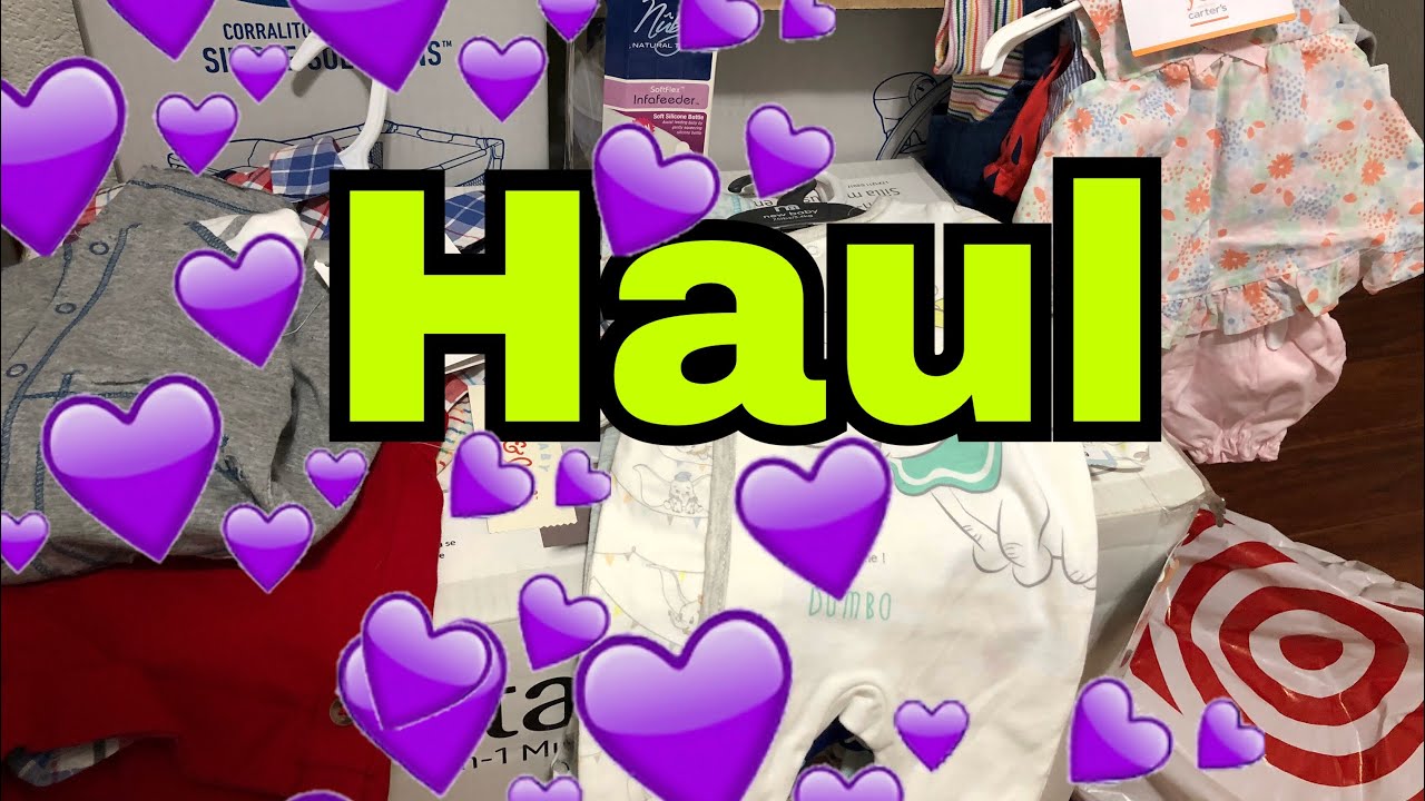 CUPER CUTE BABY CLOTHES HAUL VIDEO