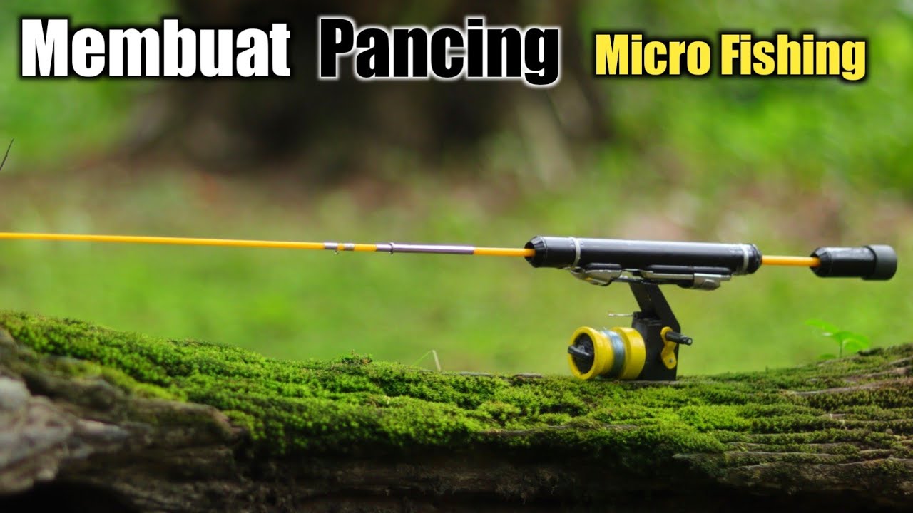 Membuat reel spinning mini microfishing terbaik