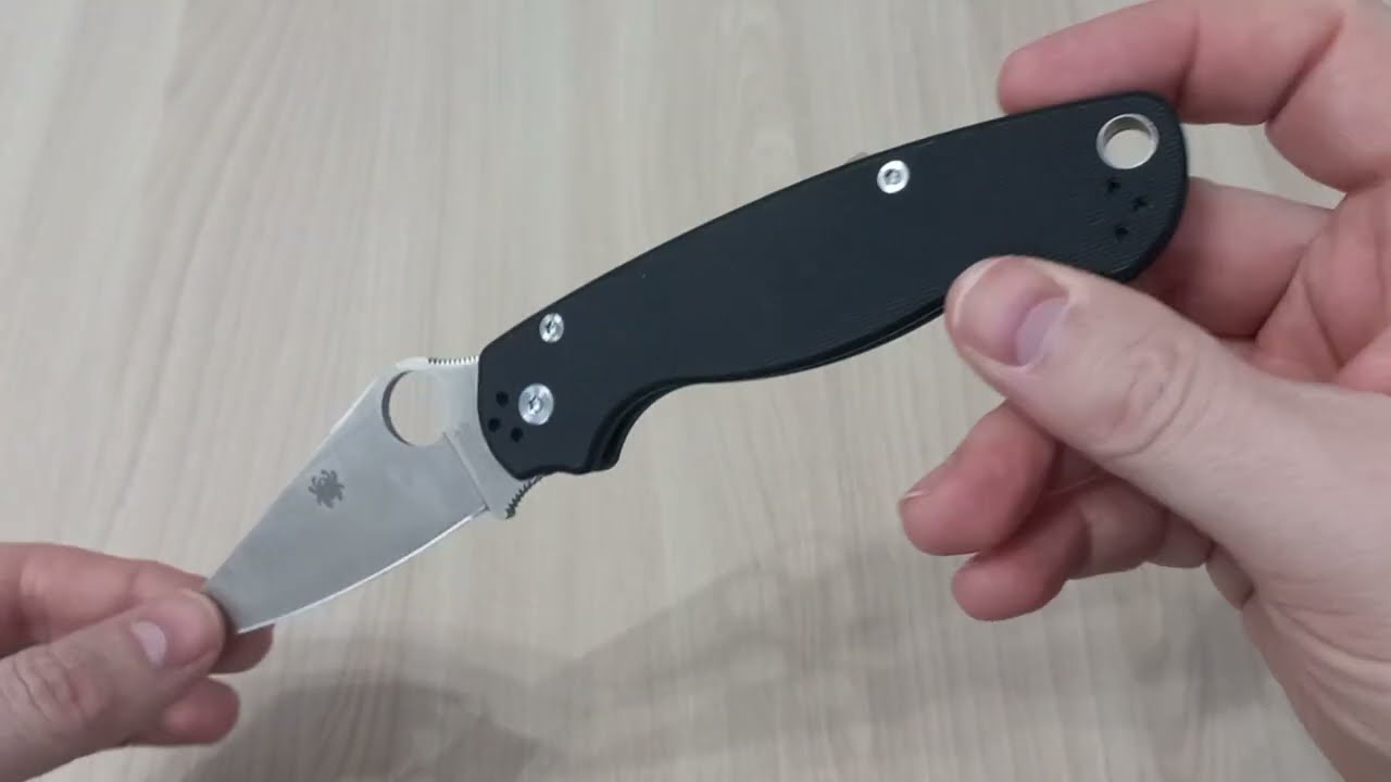 Spyderco Para military 2 вес,размеры