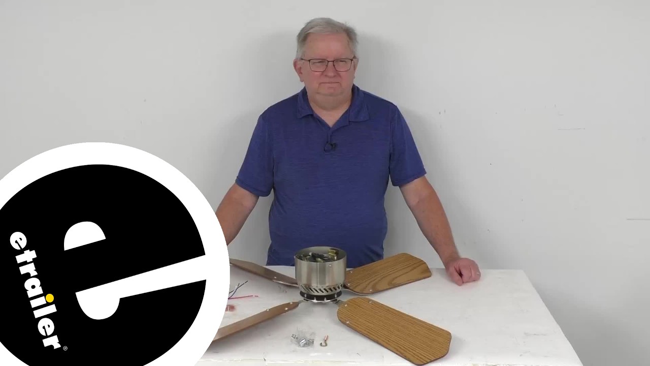 etrailer | 12V RV Ceiling Fan w/ Wall Switch Review