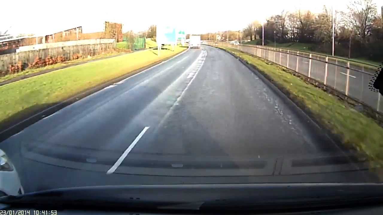DS63TLY East Kilbride Fanny, road rage, what a twat