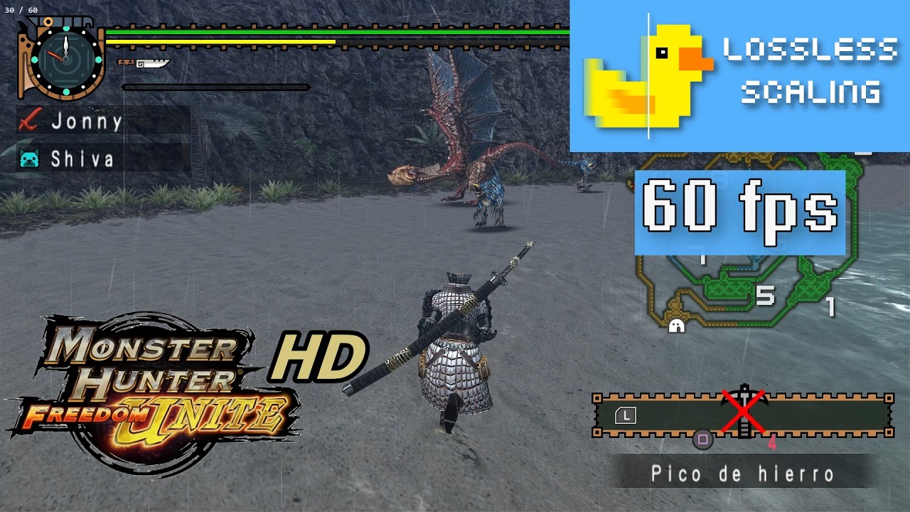 MHFU - [01] Farmeando a Yian Kut-Ku - Test - PPSSPP 1080p 60 fps