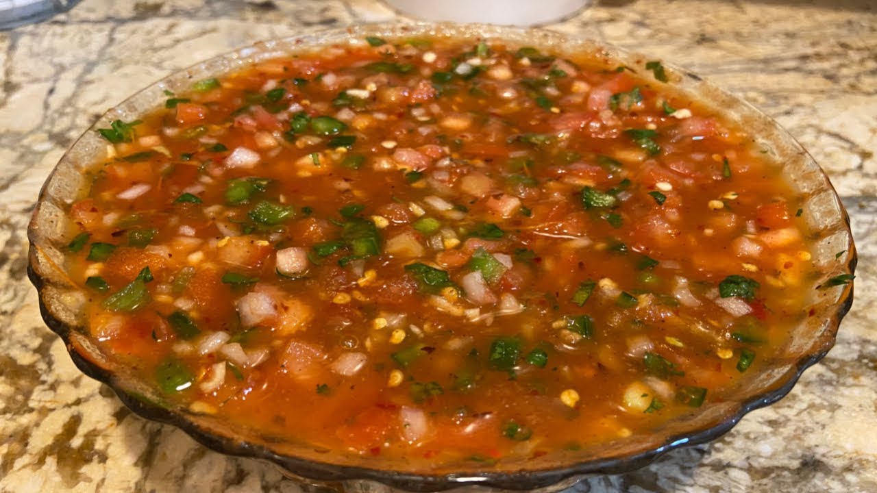 Como preparar una SALSA PARA CHIPS , salsa casera
