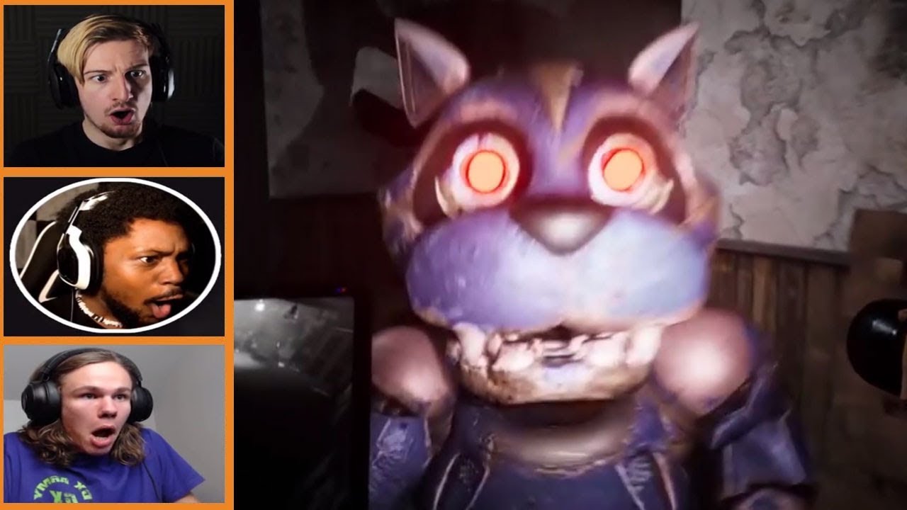 Let's Players Reaction To The Cat Chasing You/Jumpscare | Case Animatronics 2 Survival