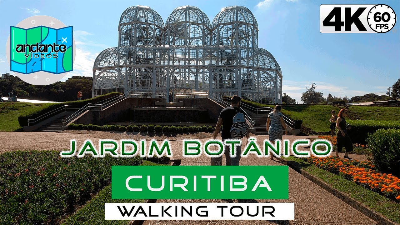 Curitiba - Jardim Botânico  [4K 60 FPS - Walking Tour]