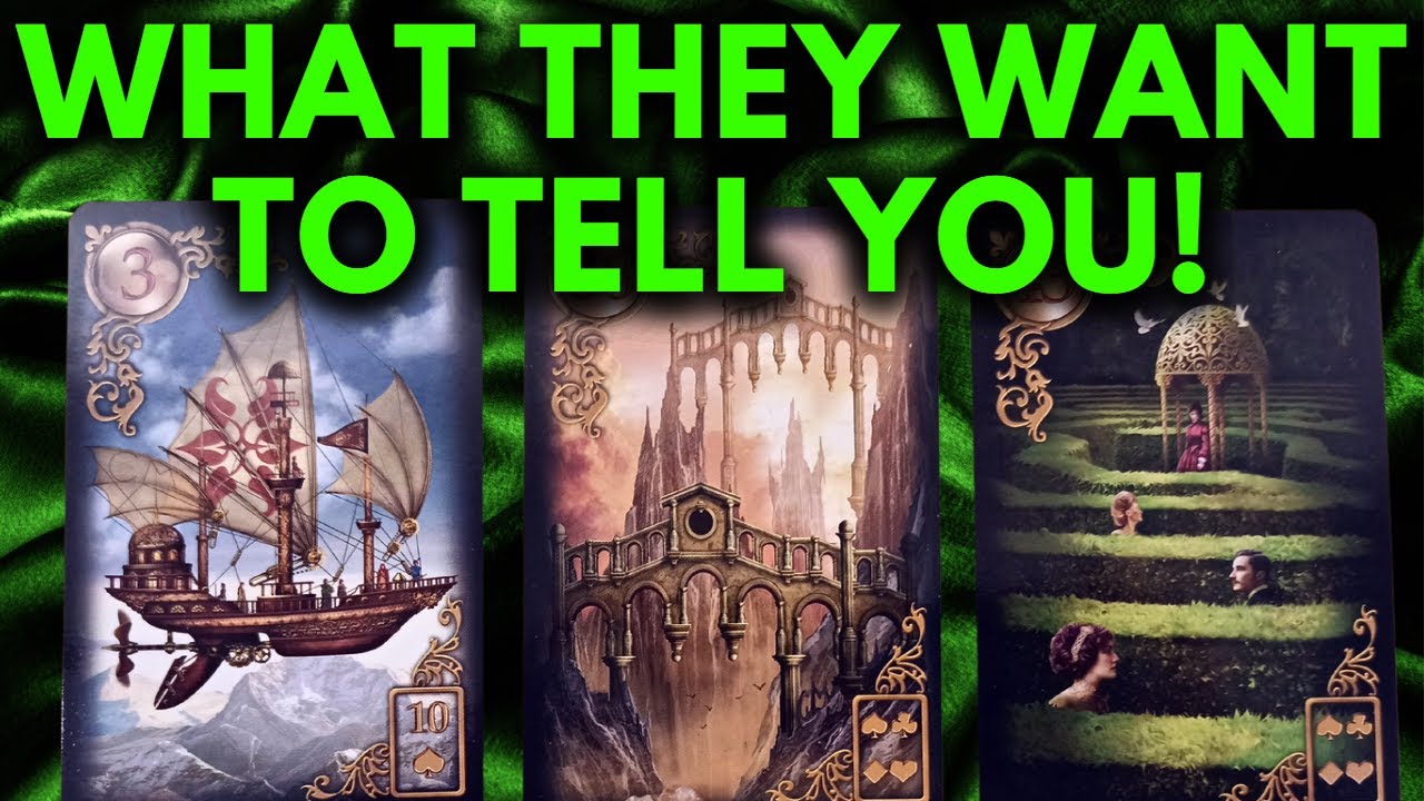 WHAT THEY WANT TO TELL YOU AND THEIR NEXT MOVE! INITIALS ✨🌟💫 PICK A CARD TIMELESS TAROT READING