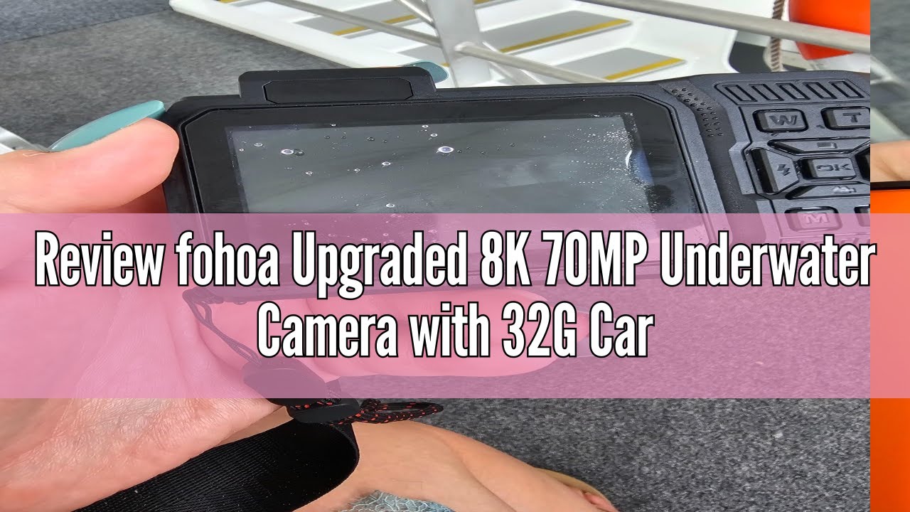 Review fohoa Upgraded 8K 70MP Underwater Camera with 32G Card, 33FT Waterproof Camera Rugged Dustpro