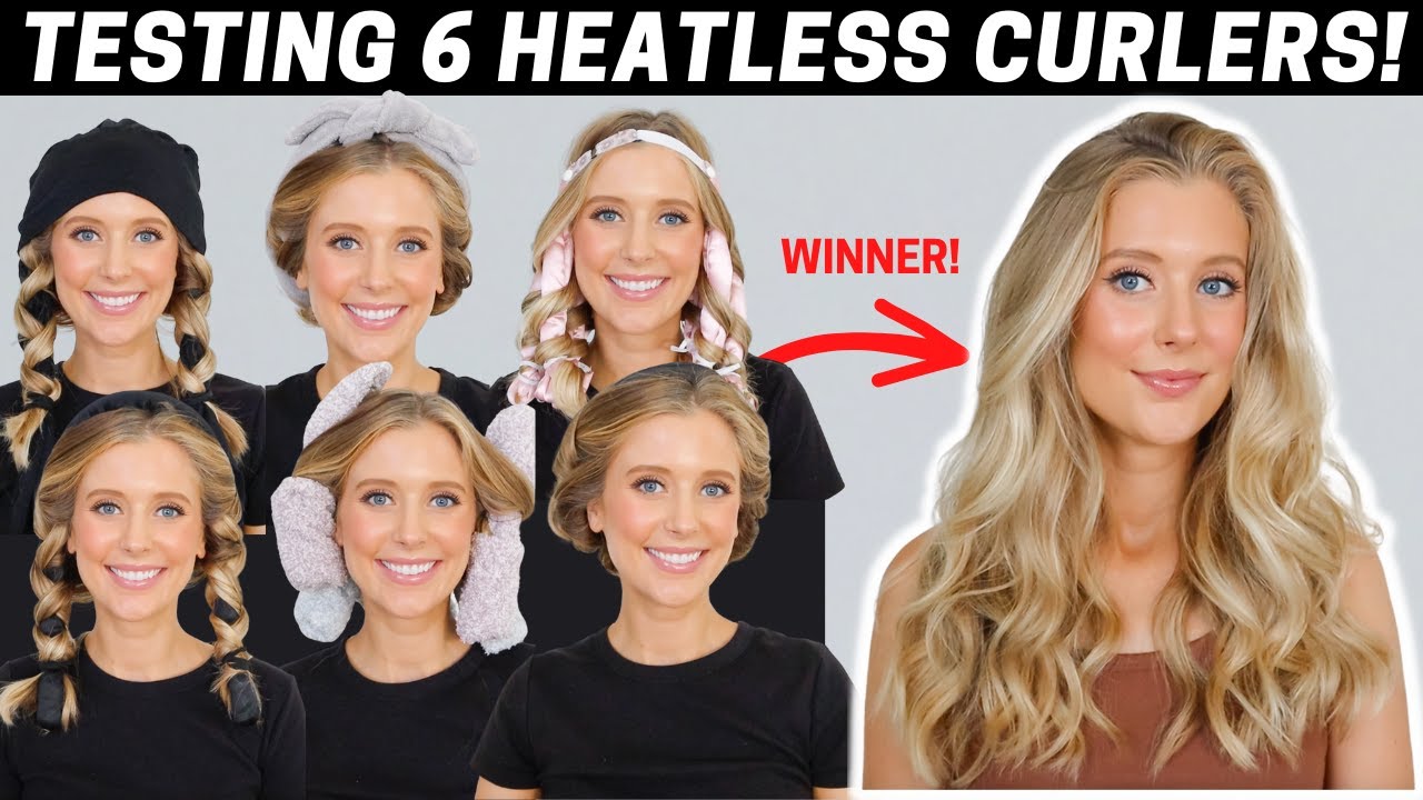 Heatless Curl Showdown! Octocurl vs. Robe Tie Curls, Curling Rod, Leggings, Headband & Socks