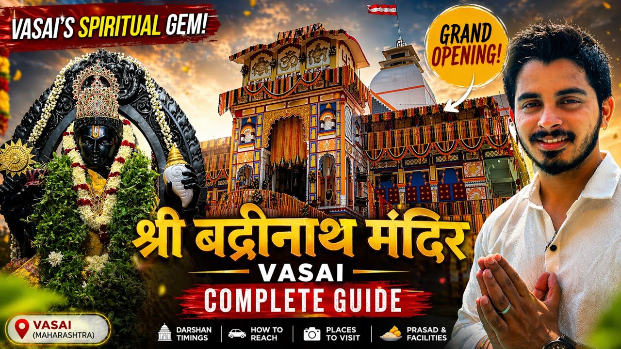 Badrinath Mandir Vasai Grand Opening 😍 Full Vlog Darshan
