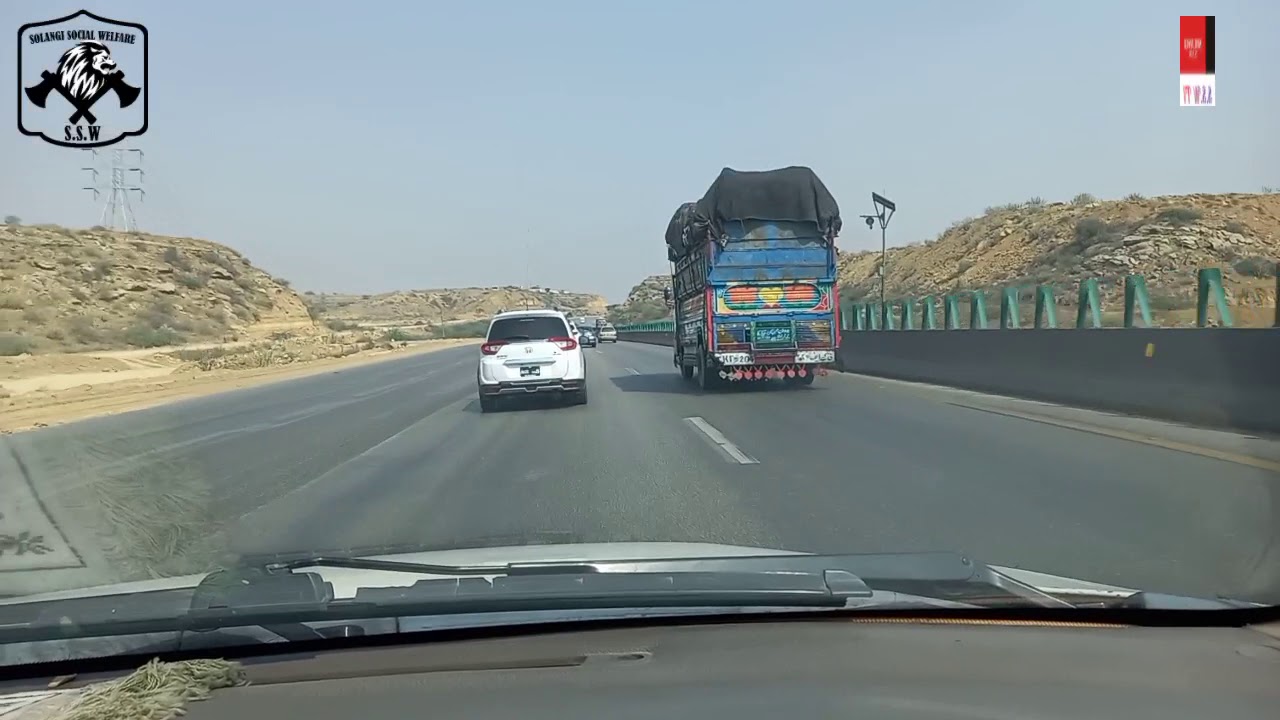 pakistan travel vlog karachi to nawabshah by road M9