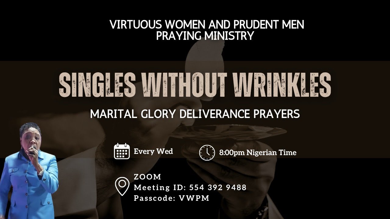 Singles Program Tagged My Father's House Will Not Arrest My Marital Glory - February 4, 2026.