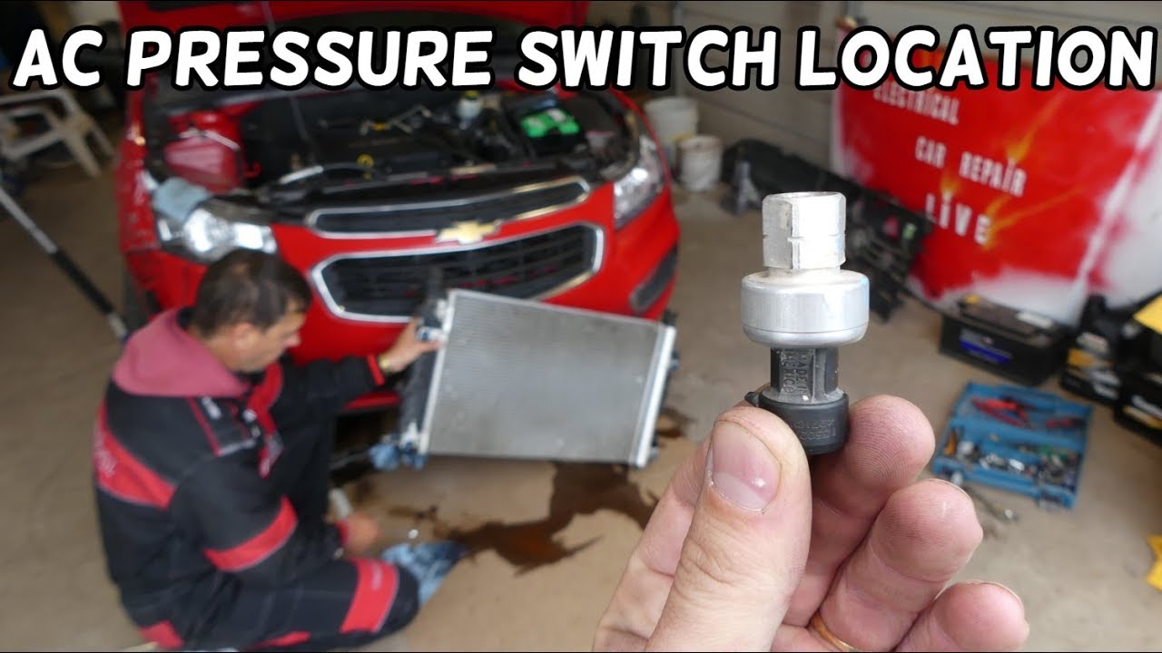 CHEVROLET CRUZE AC PRESSURE SWITCH LOCATION REPLACEMENT