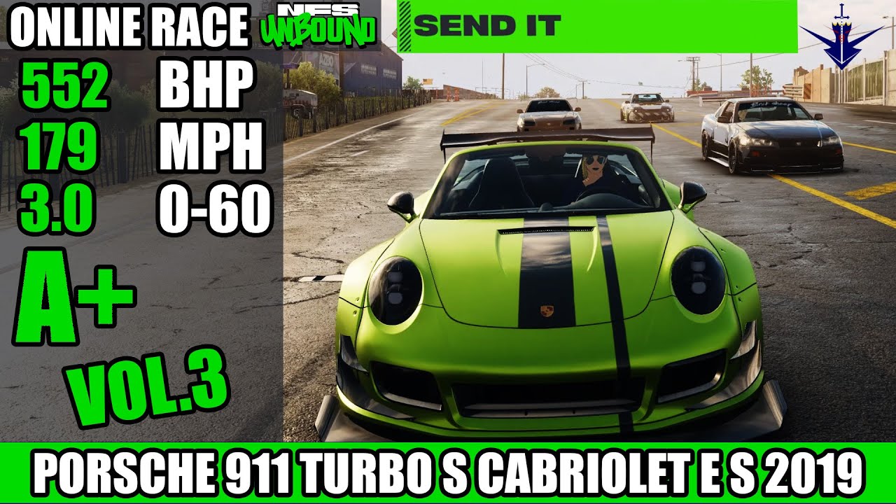 Send It | A+ Class Porsche 911 Turbo S Cabriolet Exclusive Series 2019 in NFS Unbound Vol 4