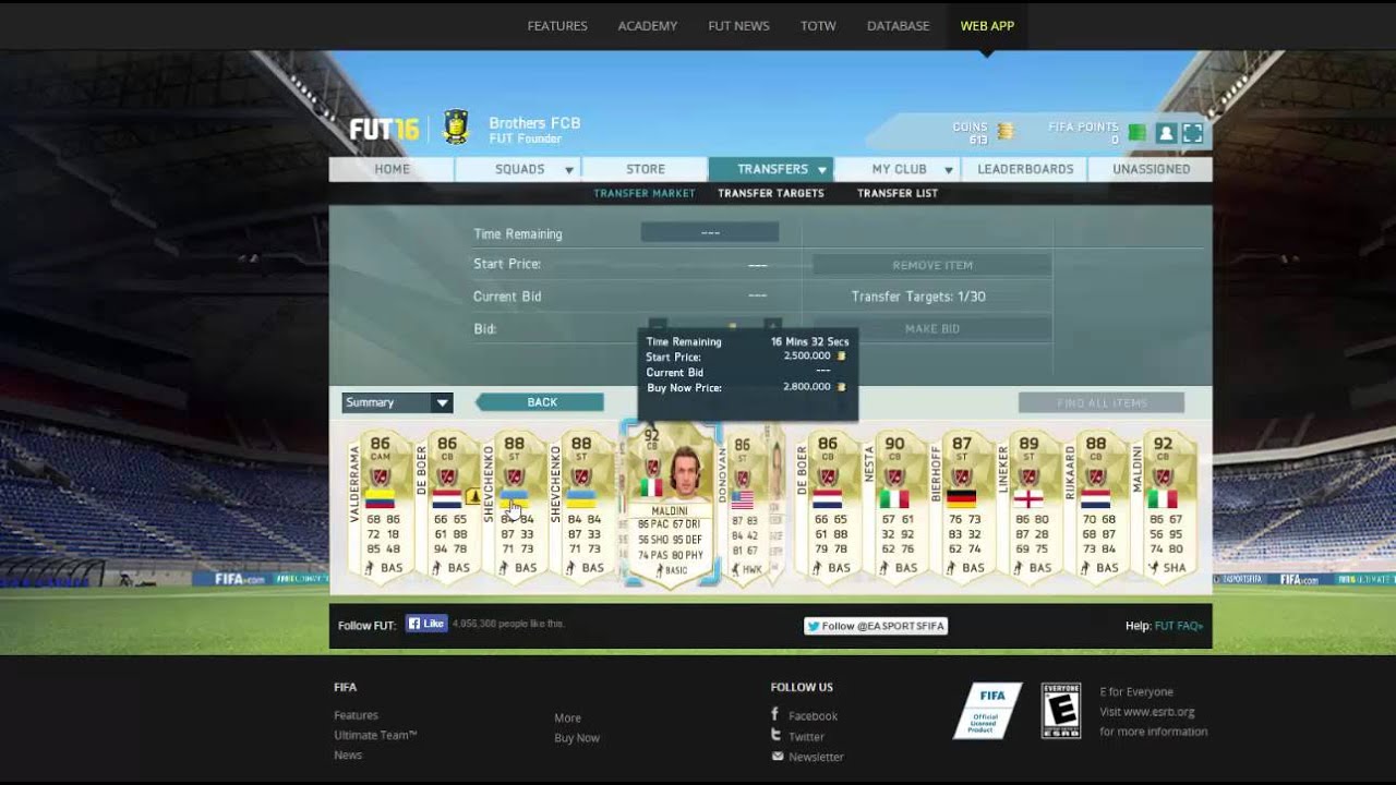 FIFA 16 TRADING-100k-500k EASY METHOD