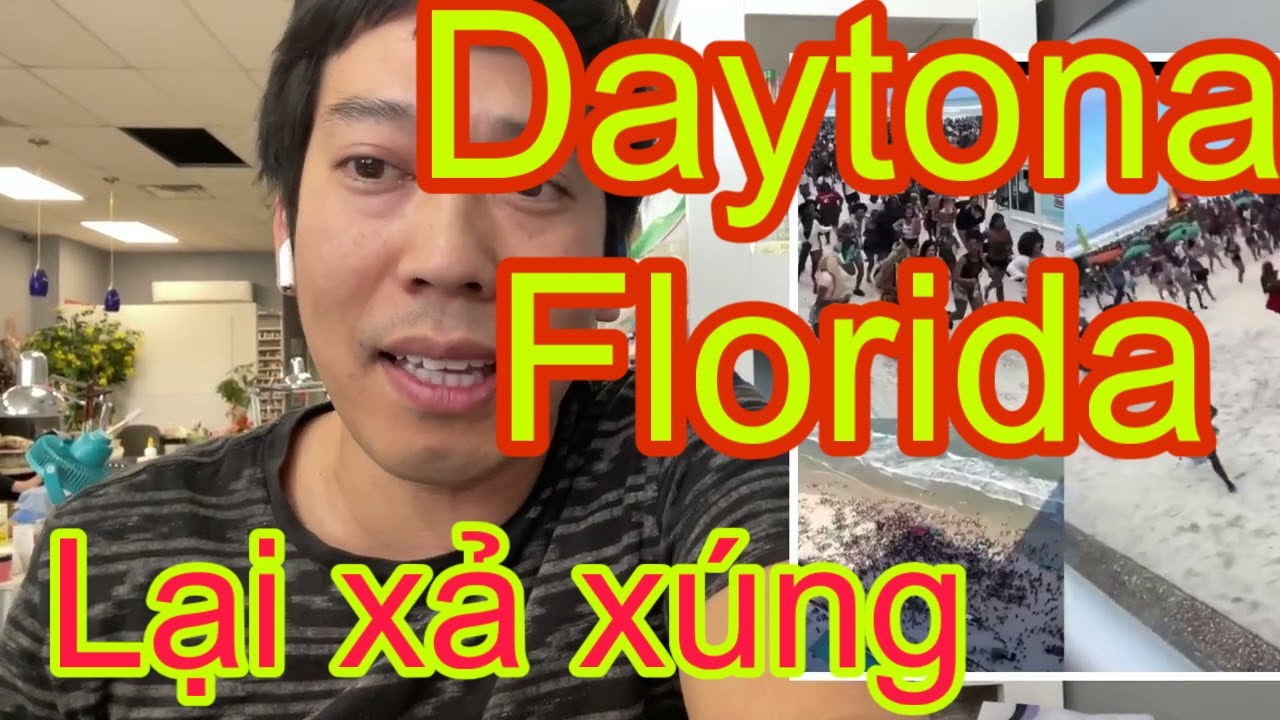 Lại x,,,,,ả x.....&uacute;ng Tại Florida# bải biển Daytona# nghe n&oacute;i nhiều người.... ch   ...T