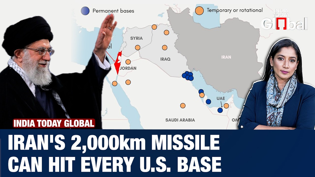 Iran Doesn't Need Long-Range Missiles? |  Every U.S. Base Already in Range? | India Today Global