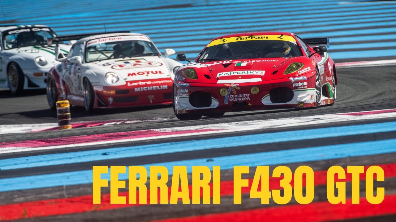Ferrari F430 GTC Onboard: Ex-Fisichella AF Corse Le Mans Car at Paul Ricard | GT2 Pole Position