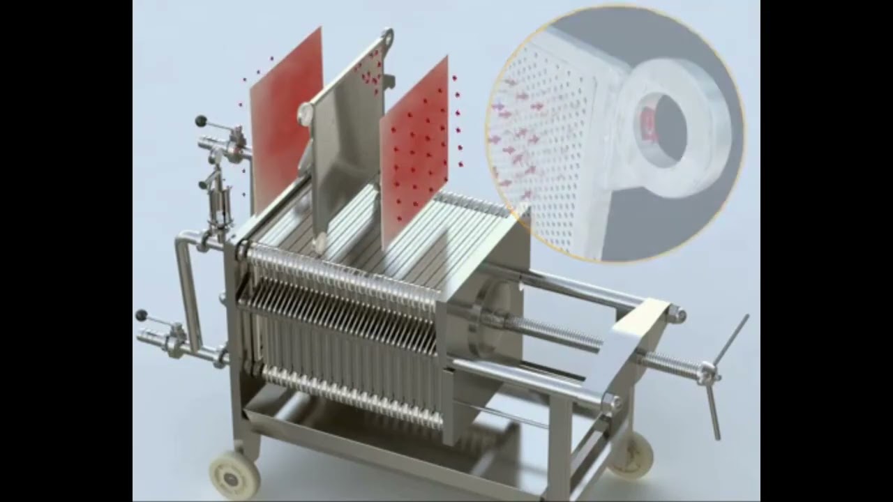 plate and frame filter for beer wine
