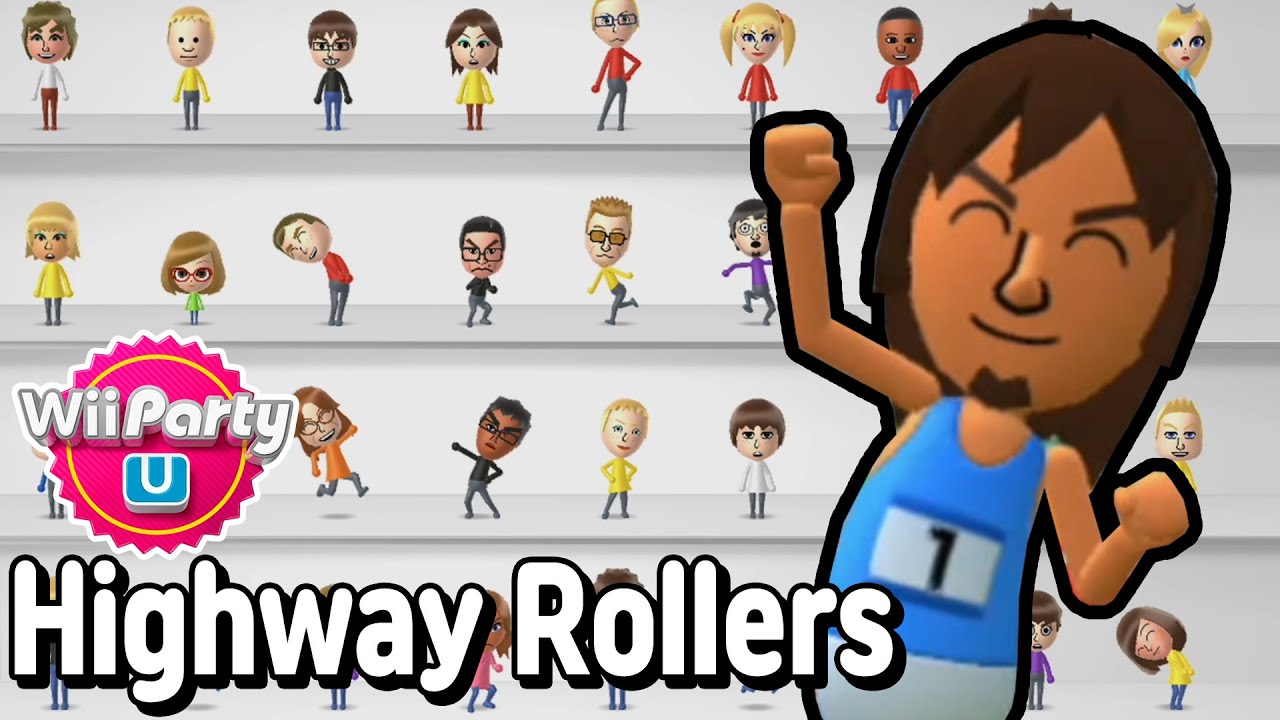 Wii Party U - Highway Rollers | Yuya, Andre, Paula and Skip | Alexgaming