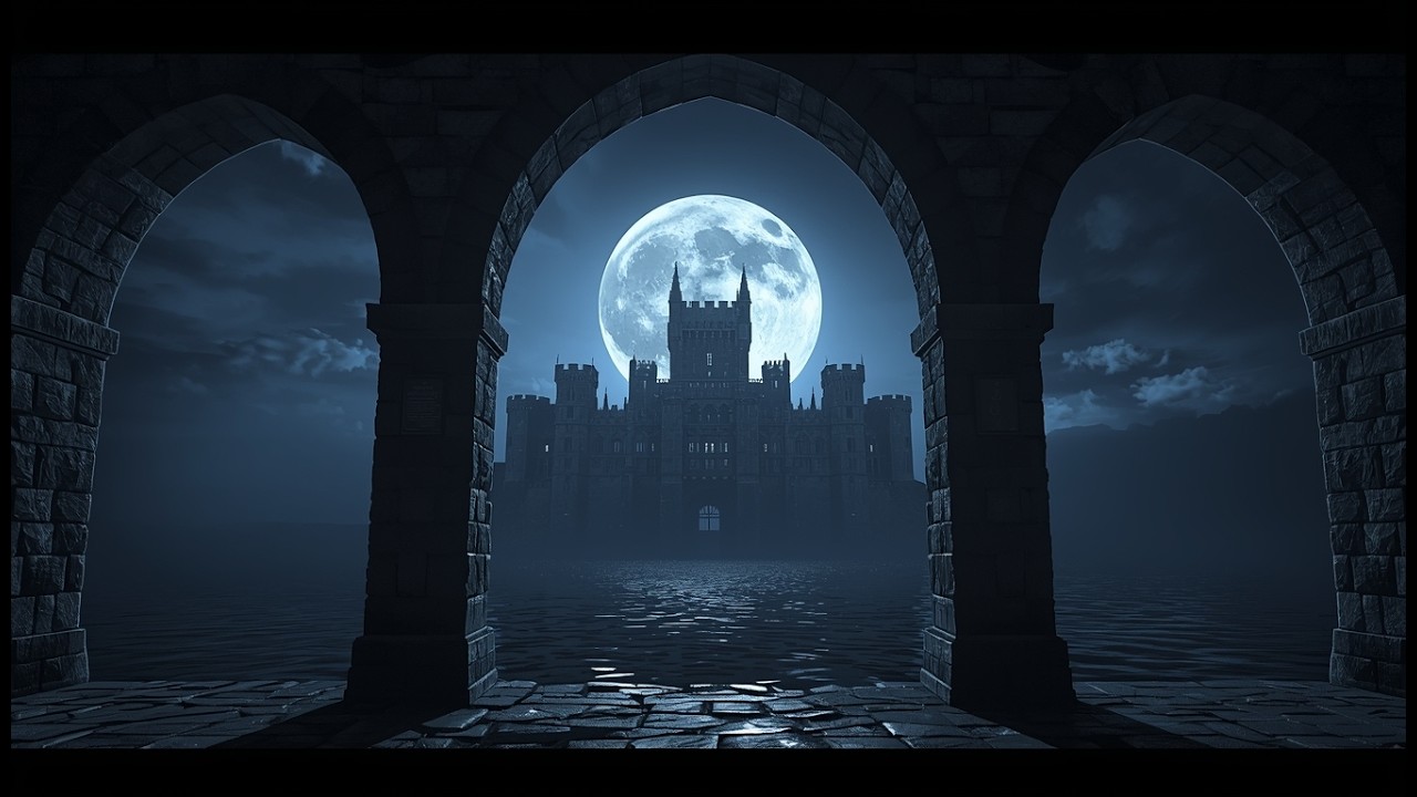 The Silent Window at Night | Monumental Moon Piano for Deep Focus & Coding 🌕