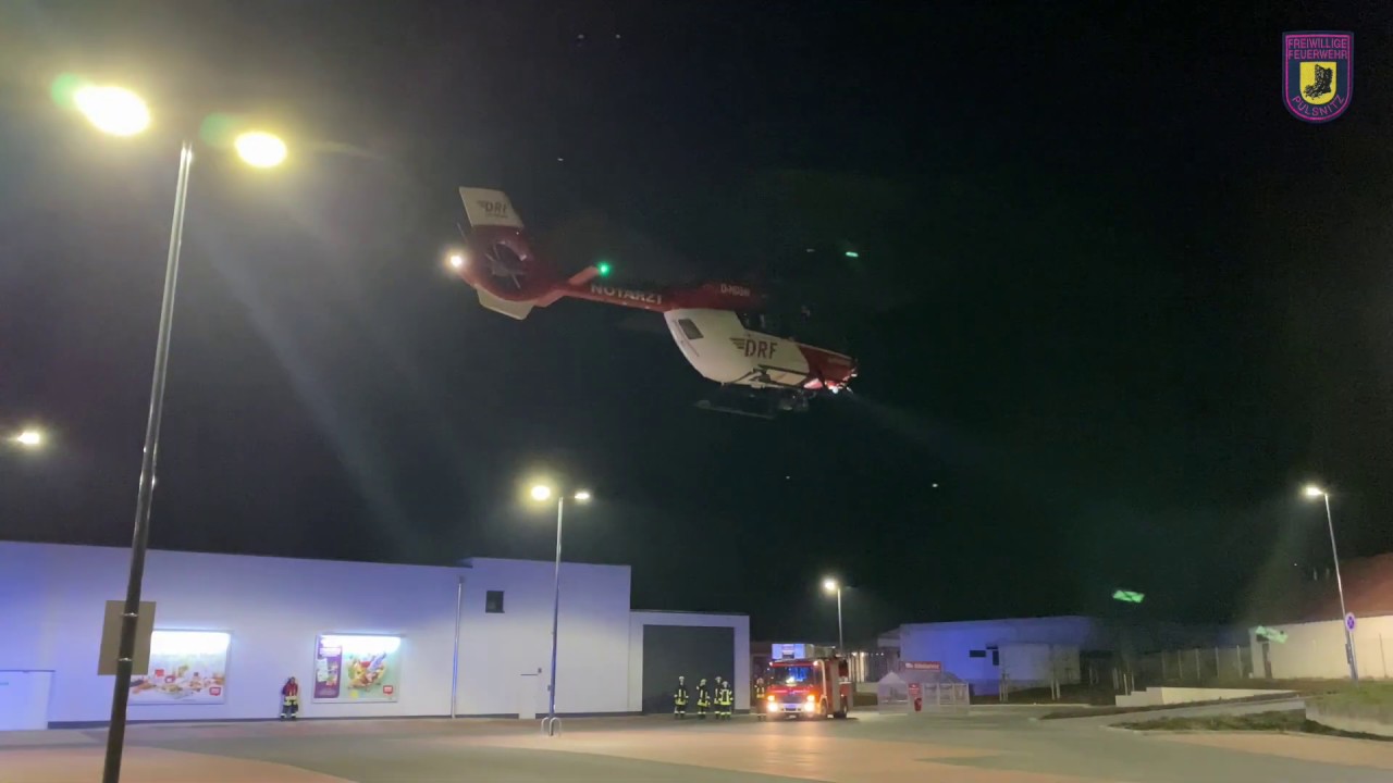 Landeplatz für Rettungshubschrauber ausleuchten am 04.04.2020 | Feuerwehr Pulsnitz