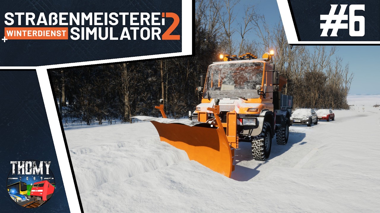 Straßenmeisterei Simulator 2 + Winterdienst #6 - Endlich Winter! ☃️❄️