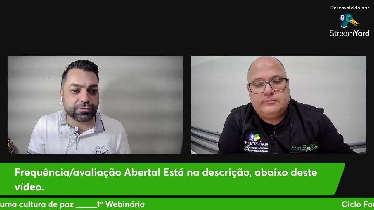 Segurança escolar: construindo uma cultura de paz (Live)