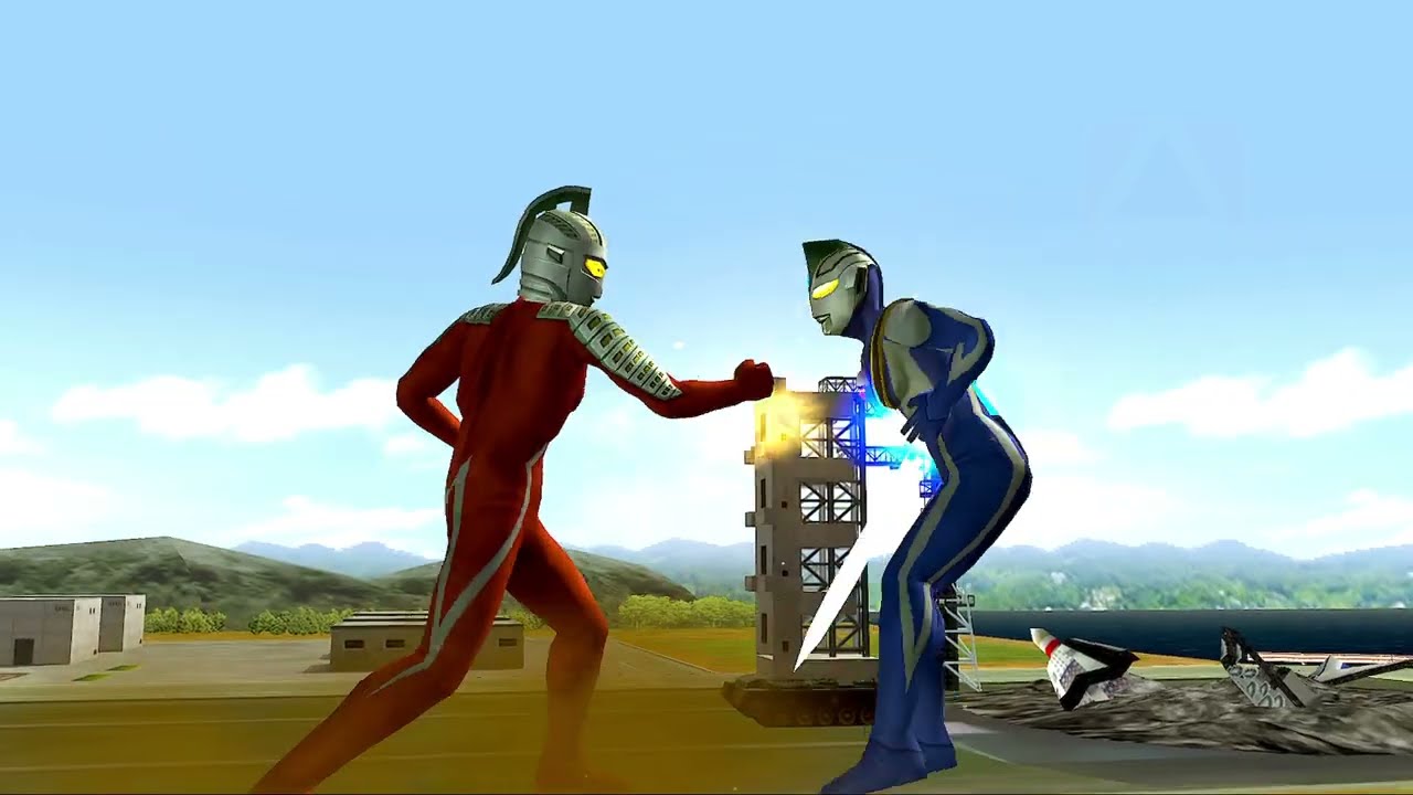 Ultraman Agul Ver2 VS Redking & Fake Ultraseven - 1 Vs 2