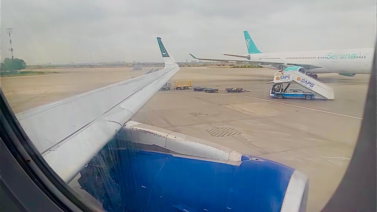 Air Blue | PA204 | A321 | AP-BMP | Takeoff from Karachi