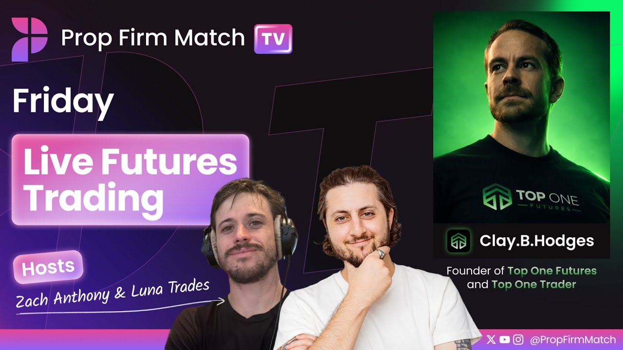 News Day! | LIVE Futures Trading | London Session w/ Luna | Prop Firm Match TV