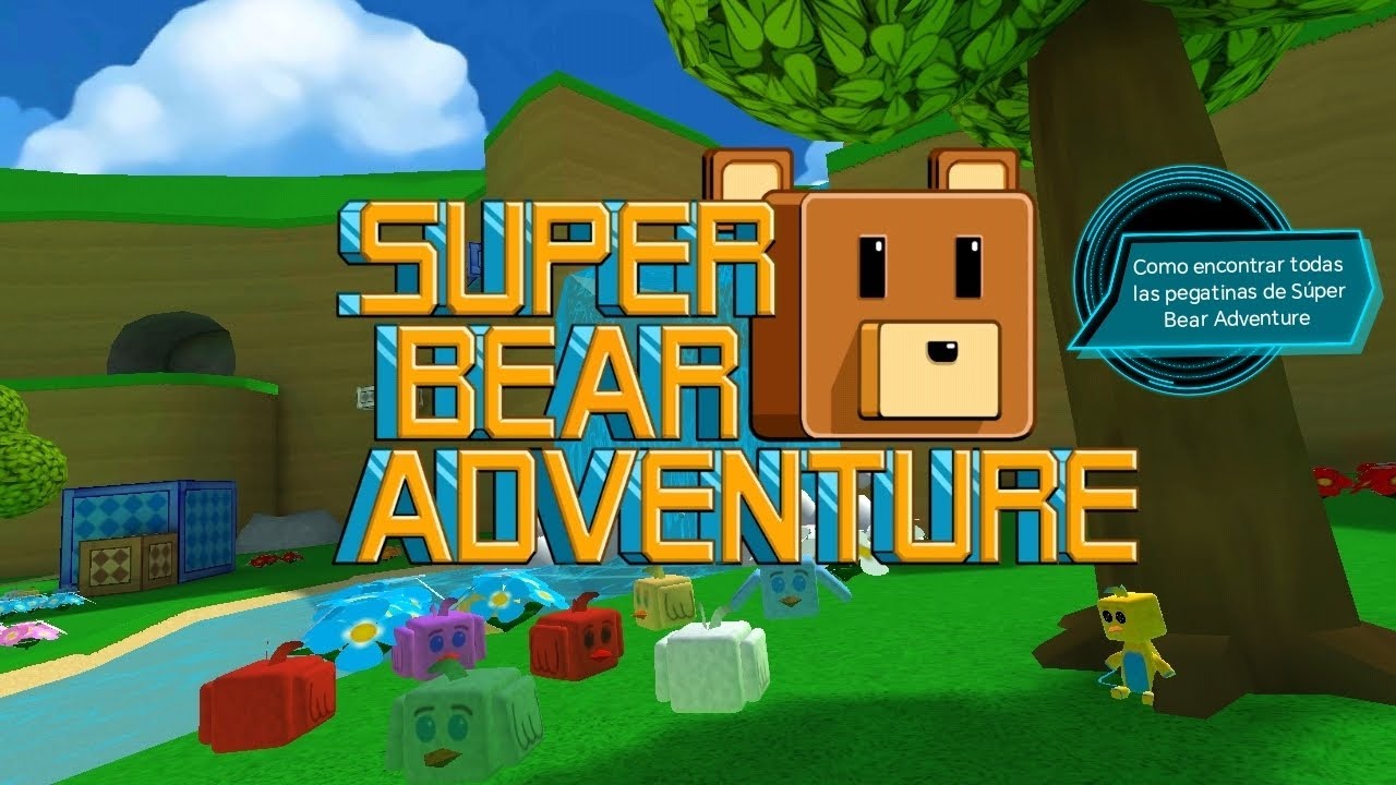 Como encontrar todas las pegatinas del juego de Súper Bear Adventure 