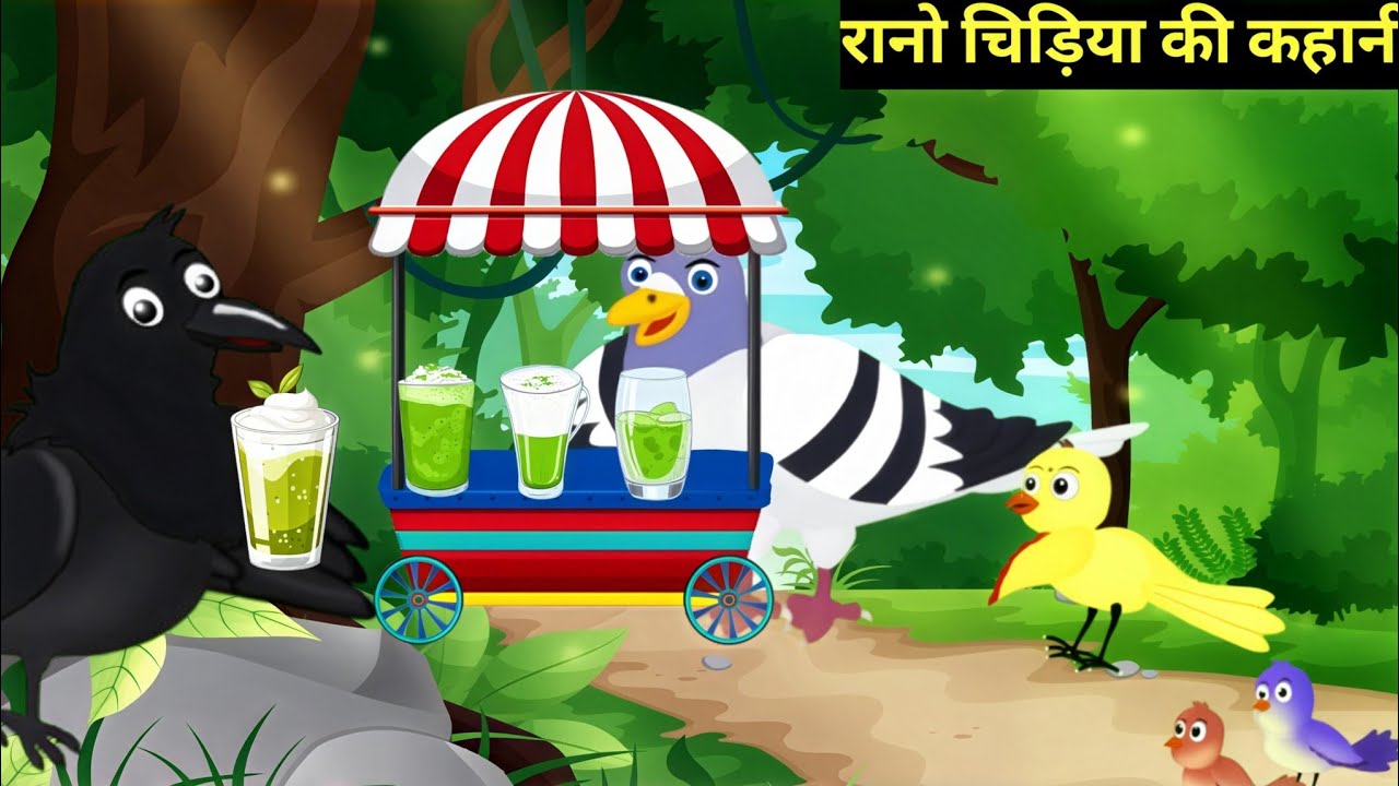 Rano chhidiya ki kahani |tuntuni chidiya ki kahani cartoon achhe achhe |
