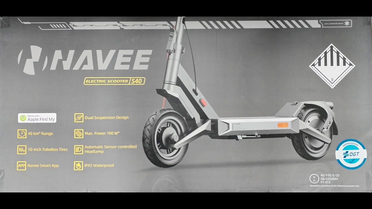 Navee S40 kicsomagolása és összeszerelése